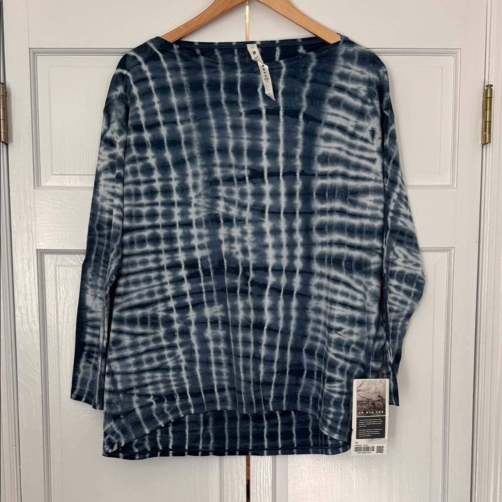 Lululemon - Back in Action Long Sleeve Tie Dye, NWT